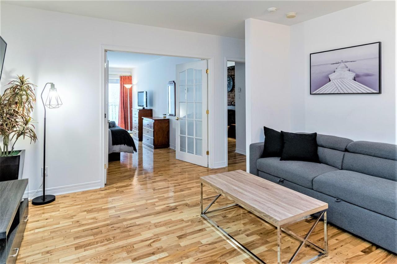 Ferienwohnung Le Theatral - En Plein Coeur De L'Action Avec Stationnement Québec Exterior foto