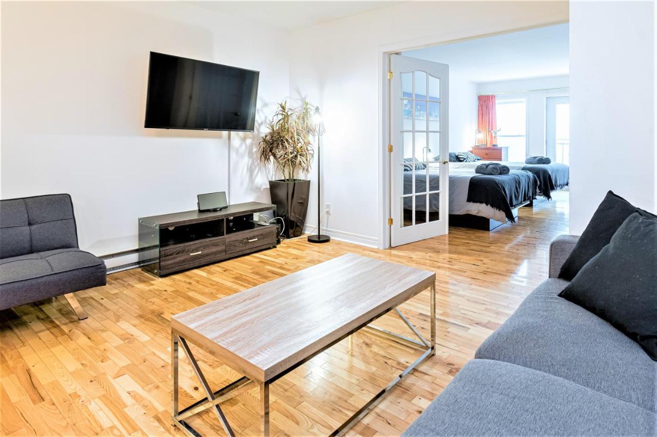 Ferienwohnung Le Theatral - En Plein Coeur De L'Action Avec Stationnement Québec Exterior foto
