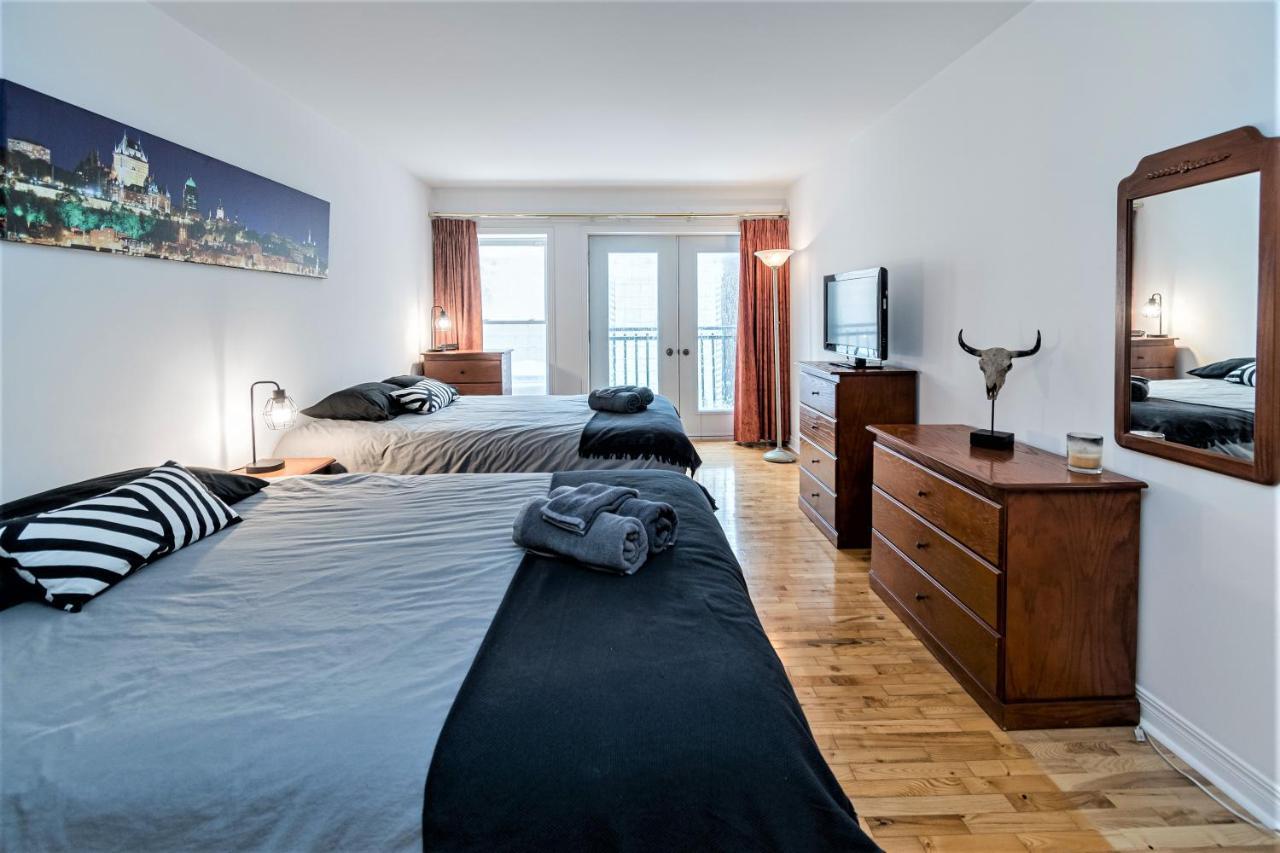 Ferienwohnung Le Theatral - En Plein Coeur De L'Action Avec Stationnement Québec Exterior foto